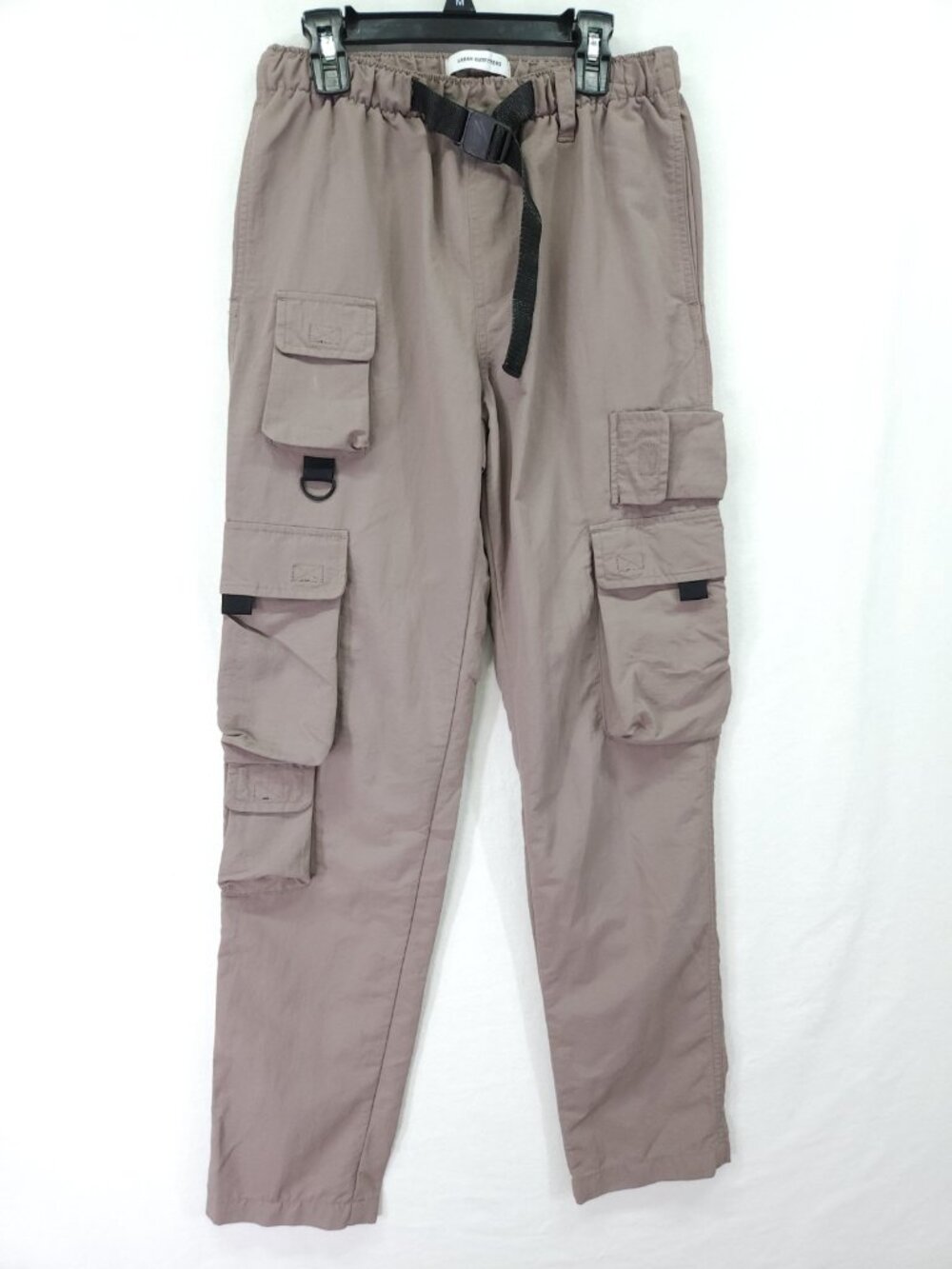 Urban Outfitters Pants Small 26x30 Taupe Tactical Cargo Belted Techwear